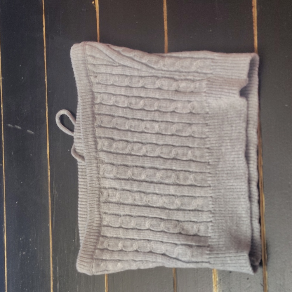 Gray Cable Knit Tube Top HONEY 🍯 🍯 🍯 MANGO 🥭🥭🥭🥭🥭 - Picture 11 of 13